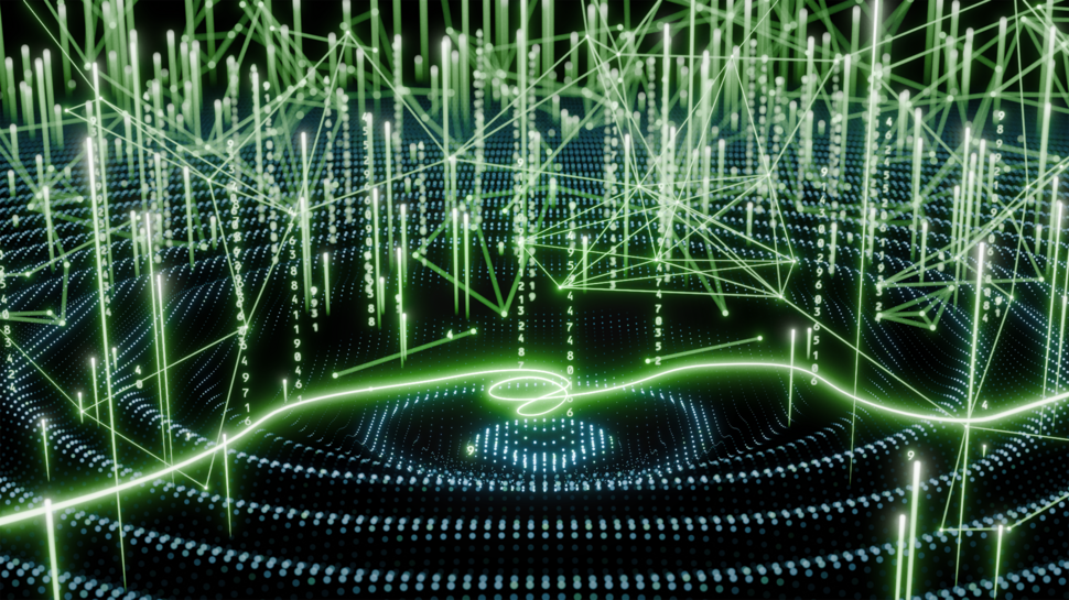 Artist’s impression of optoacoustic computing. (© Long Huy Dao)